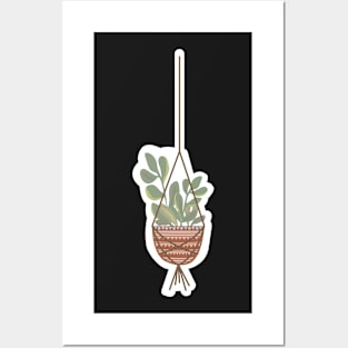 Hanging Succulent Posters and Art